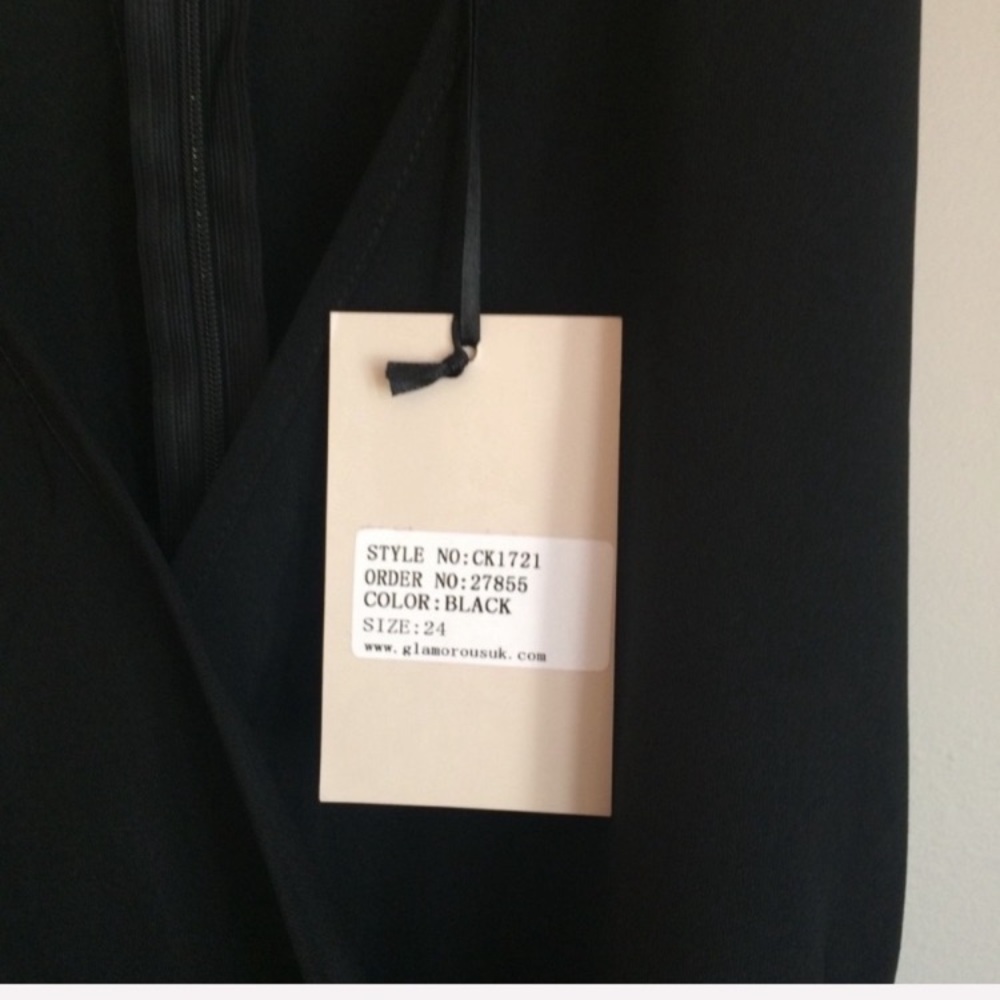NWT Asos Curve Fringe Hem Wrap Dress - Picture 4 of 8
